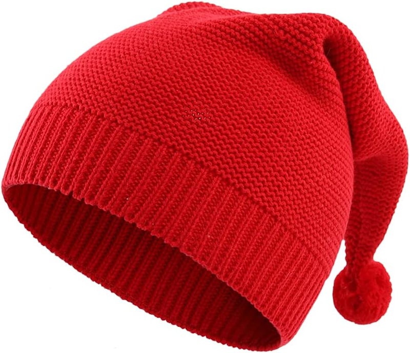 LLmoway Toddler Infant Winter Hat Warm Cotton Knit Skull Cap Stocking Cap Slouchy Beanie for Baby Kids Boys Girls - Image 1
